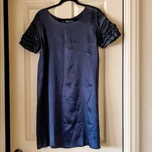 Jill Stuart Ruffled Sleeve Black Dress